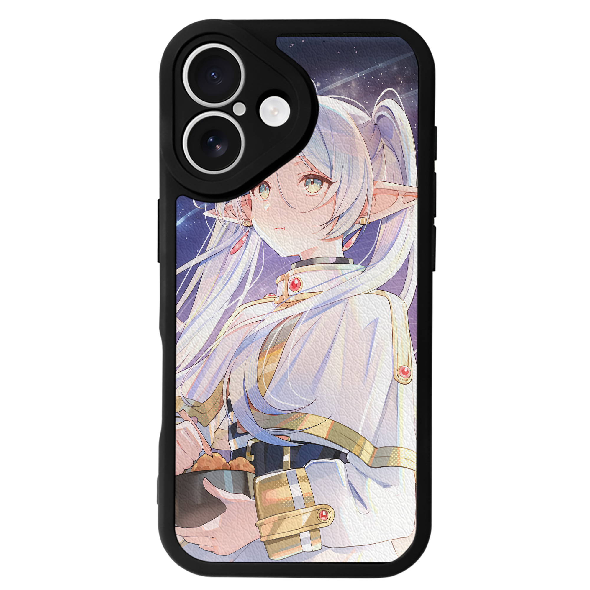 （画像用） 葬送のフリーレン Frieren 【iPhone 16シリーズ対応】シリコンスマホケース（レザー調） 材質：シリコン